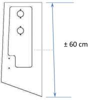 Citroen-DS-11CV-HY - Tail sheet metal on the left. Mounting for the tail lamps. Suitable for Citroen HY. It is 