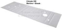 Citroen-2CV - Tank floor plate, with flanges. Suitable for Citroen DS Berline + DS BREAK.