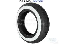 Citroen-2CV - Tire Michelin, size 165R400 XTT 87S, with white wall 20mm. Suitable for Citroen 11CV, DS e