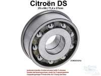citroen ds 11cv hy transmission double ball bearing primary shaft P31344 - Image 1