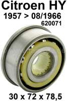 Citroen-DS-11CV-HY - Gearbox bearing lower (jackshaft). Suitable for Citroen HY, of year of construction 1957 t