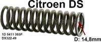 citroen ds 11cv hy transmission gearbox inlet shaft primary locking spring P30373 - Image 1