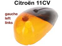 Citroen-DS-11CV-HY - Turn signal cap in front on the left. Suitable for Citroen 11CV, starting from year of con