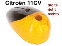 Citroen-DS-11CV-HY - Turn signal cap in front on the right. Suitable for Citroen 11CV, starting from year of co