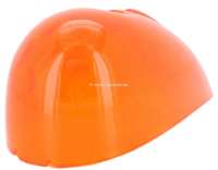 Citroen-DS-11CV-HY - Indicator cap in front, on the left + on the right fitting. Color: orange.  Suitable for C