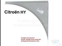 Citroen-DS-11CV-HY - Fender Triangle sheet metal, in front on the left (transition fender to the driver's cabin