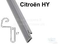 Citroen-DS-11CV-HY - Interior hinge strip (Male) Citroen HY. The hinge is down additionally curved around 180°