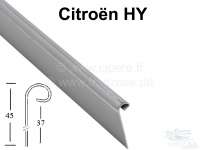 Citroen-DS-11CV-HY - Outer hinge strip (Female) Citroen HY. For the bonnet, doors, side flaps, rear flap. 145cm