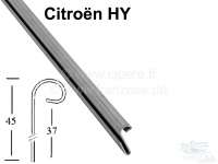 Citroen-DS-11CV-HY - Outer hinge strip (Female) Citroen HY. Particularly produced for the bonnet. The hinge is 