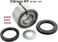 Citroen-DS-11CV-HY - Wheel bearing set in front. Suitable for Citroen HY, of year of construction 09/1966 to 19