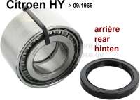 Citroen-DS-11CV-HY - Wheel bearing set in the rear. Suitable for Citroen HY, to year of construction 09/1966. W