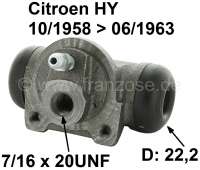 citroen ds 11cv hy wheel brake cylinder rear on left P44080 - Image 1