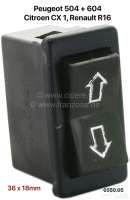 citroen electric dashboard window operating switch completly black peugeot P75044 - Image 1