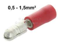 Peugeot - Round plug male, red
