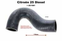 citroen engine cooling cx 25d radiator hose bottom right connection between water pipe P42421 - Image 1