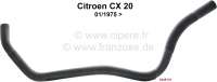 Sonstige-Citroen - CX, radiator hose CX 20, starting from year of construction 01/1975. Or. No. 5445118