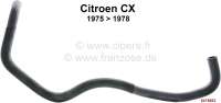 Sonstige-Citroen - CX, radiator hose for the heat exchanger (heating), on the left on the crossing fitting. S