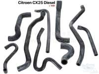 citroen engine cooling cx25 d radiator hose set diesel P42404 - Image 1