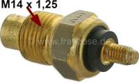 Peugeot - Temperature switch for the coolant indicator light. Thread: M14x1,25. Suitable for Peugeot