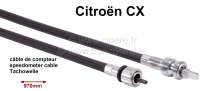 Sonstige-Citroen - Speedometer Cable,  CX 5 Gang, 970mm  75491627, lower part.