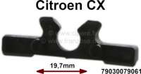 Sonstige-Citroen - CX, clip for the narrow trim from high-grade steel/INOX (for soldered mounting bolts). Sui