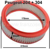 peugeot air filter p 204304 204 304 outside P72066 - Image 1