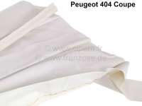 Peugeot - P 404, inside roof linings completely (white). Material: tissu blanc cassé de diamond poi