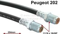 peugeot brake hoses hose p 202202b202u 254mm long P74467 - Image 1