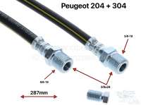 peugeot brake hoses p 204 rear hose fits probably up P74152 - Image 1