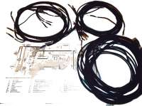 Peugeot - Cable harness, for Peugeot 203. Complete cable harness, consisting of main cable harness, 