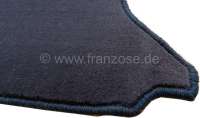 Peugeot - P 404, carpet set. Suitable for Peugeot 404 sedan. Color: dark blue