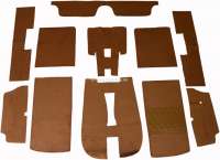 peugeot carpet sets floor mats set velour beige brown P78056 - Image 1