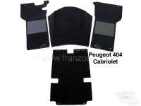 peugeot carpet sets floor mats set velour black P78047 - Image 1