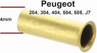 Peugeot - Clutch line support sleeve. Inside diameter: 4,0mm. Suitable for Peugeot 204, 304, 404, 50