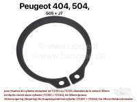 Citroen-2CV - P 404/504, circlip for clutch slave cylinder (72351 + 72224). For 36mm groove diameter. Su