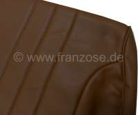 Renault - P 304C, coverings (2x seat in front). Color: Vinyl brown. Suitable for Peugeot 304 Cabrio.
