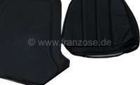 Peugeot - P 304C, coverings set (2x seat in front, 1x seat bench rear). Color: Vinyl black. Suitable