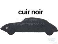 Peugeot - P 404, coverings (2x seat in front, 1x seat bench rear). Color: Leather black (noir). Suit