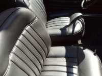 Peugeot - P 404C, coverings (2x seat in front, 1x seat bench rear). Color: Vinyl black. Suitable for