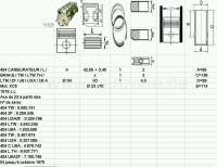 Peugeot - P 404, pistons + liner (4 fittings), suitable for Peugeot 404. For engine: XC6. Engine cap