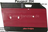 peugeot door trim p 204 lining front on left P78206 - Image 1