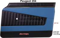 Peugeot - P 204, door lining in front on the right. Color: Vinyl blue (turquoise 3172) for Peugeot 2