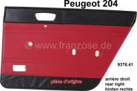 peugeot door trim p 204 lining rear on right color P78205 - Image 1