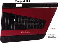 peugeot door trim p 204 lining rear right color P78231 - Image 1