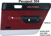 peugeot door trim p 304 lining rear on right color P78218 - Image 1