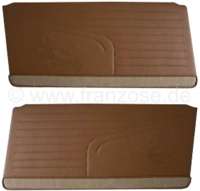 peugeot door trim p 304 lining vinyl brown marron 2 item P78661 - Image 1