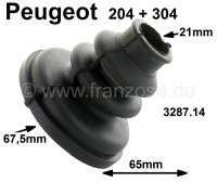 Alle - P 204/304, collar drive shaft gearbox side. Suitable for Peugeot 204 + 304. Diameter: 21mm