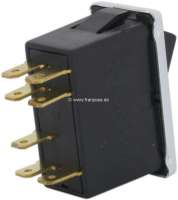 peugeot electric dashboard rocker switch warning signal light P85045 - Image 3