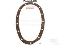 Peugeot - P 403, Gasket for timing cover. Suitable for Peugeot 403. Or. No. 0321.05