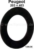 Peugeot - P 203/403, seal under the radiator cap. Suitable for Peugeot 203 + 403, 40x60mm. Or. No. 1